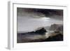 Coastal Landscape by Moonlight (Oil on Panel)-Arthur Gilbert-Framed Giclee Print