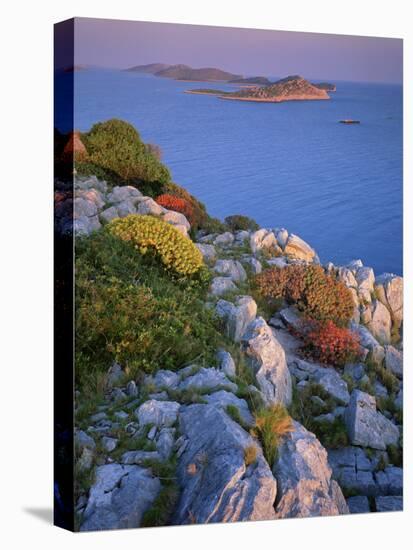 Coastal Landscape, Kornati National Park, Mana Island, Croatia, May 2009 Wwe Book-Popp-Hackner-Stretched Canvas