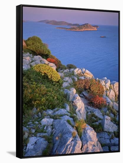 Coastal Landscape, Kornati National Park, Mana Island, Croatia, May 2009 Wwe Book-Popp-Hackner-Framed Stretched Canvas