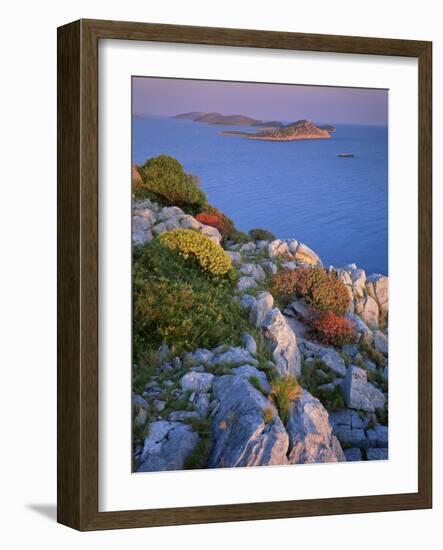 Coastal Landscape, Kornati National Park, Mana Island, Croatia, May 2009 Wwe Book-Popp-Hackner-Framed Photographic Print