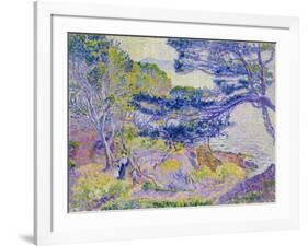 Coastal Landscape, (Le Cap Layet, Petite Version), Um 1904-Henri Edmond Cross-Framed Giclee Print