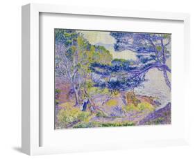 Coastal Landscape, (Le Cap Layet, Petite Version), Um 1904-Henri Edmond Cross-Framed Giclee Print