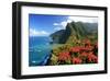 Coastal landscape near Boa Ventura, Madeira Island, Portugal, composing-null-Framed Art Print