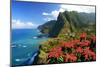 Coastal landscape near Boa Ventura, Madeira Island, Portugal, composing-null-Mounted Art Print