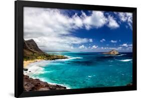 Coastal Landscape Near Makapuu Beach at the East Coast of Oahu, Hawaii, USA-Dirk Rueter-Framed Photographic Print