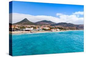 Coastal Landscape of Porto Santo Island in Madeira Archipelago, Portugal-Eugene Sergeev-Stretched Canvas