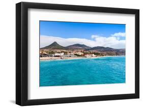 Coastal Landscape of Porto Santo Island in Madeira Archipelago, Portugal-Eugene Sergeev-Framed Photographic Print