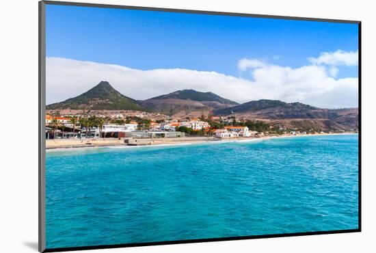 Coastal Landscape of Porto Santo Island in Madeira Archipelago, Portugal-Eugene Sergeev-Mounted Photographic Print