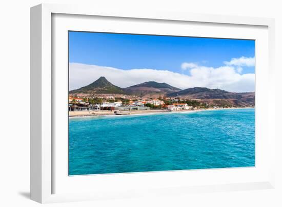 Coastal Landscape of Porto Santo Island in Madeira Archipelago, Portugal-Eugene Sergeev-Framed Photographic Print