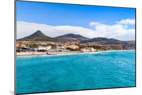 Coastal Landscape of Porto Santo Island in Madeira Archipelago, Portugal-Eugene Sergeev-Mounted Photographic Print