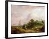 Coastal Landscape with a Shepherd and His Flock, C.1783-4-Thomas Gainsborough-Framed Giclee Print