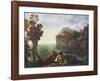 Coastal Landscape with Acis and Galatea-Claude Lorraine-Framed Collectable Print