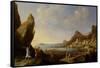 Coastal Landscape with Balaam and the Ass, 1634-Bartholomeus Breenbergh-Framed Stretched Canvas