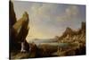 Coastal Landscape with Balaam and the Ass, 1634-Bartholomeus Breenbergh-Stretched Canvas