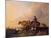 Coastal Landscape with Figures and Animals-Thomas Sidney Cooper-Mounted Giclee Print