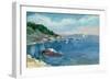 Coastal Maine-Stephen Calcasola-Framed Art Print