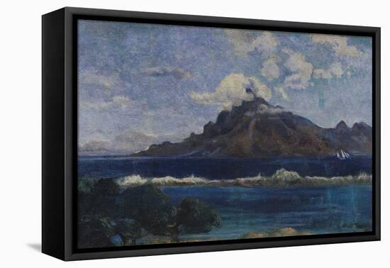 Coastal Martinique Landscape, 1887-Paul Gauguin-Framed Stretched Canvas