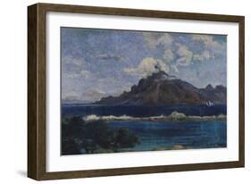 Coastal Martinique Landscape, 1887-Paul Gauguin-Framed Giclee Print