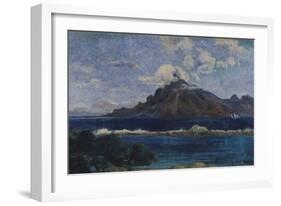 Coastal Martinique Landscape, 1887-Paul Gauguin-Framed Giclee Print