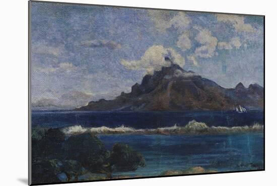 Coastal Martinique Landscape, 1887-Paul Gauguin-Mounted Giclee Print