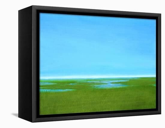 Coastal Memories-Herb Dickinson-Framed Stretched Canvas