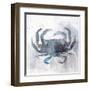 Coastal Mist Crab-Ken Roko-Framed Art Print
