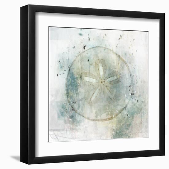 Coastal Mist Sand Dollar-Ken Roko-Framed Art Print