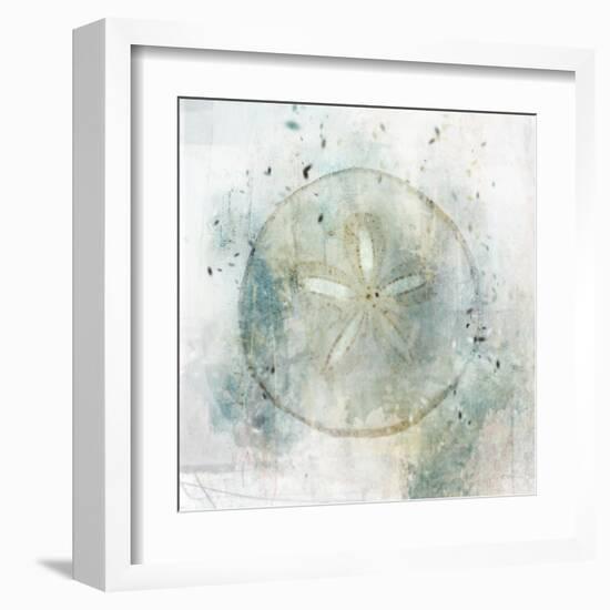 Coastal Mist Sand Dollar-Ken Roko-Framed Art Print