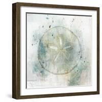 Coastal Mist Sand Dollar-Ken Roko-Framed Art Print