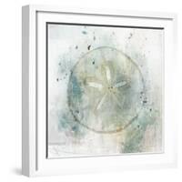 Coastal Mist Sand Dollar-Ken Roko-Framed Art Print