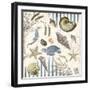 Coastal Mix-Jace Grey-Framed Art Print