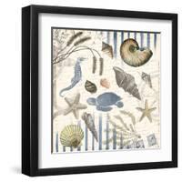 Coastal Mix-Jace Grey-Framed Art Print