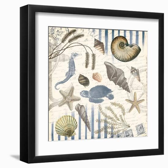 Coastal Mix-Jace Grey-Framed Art Print