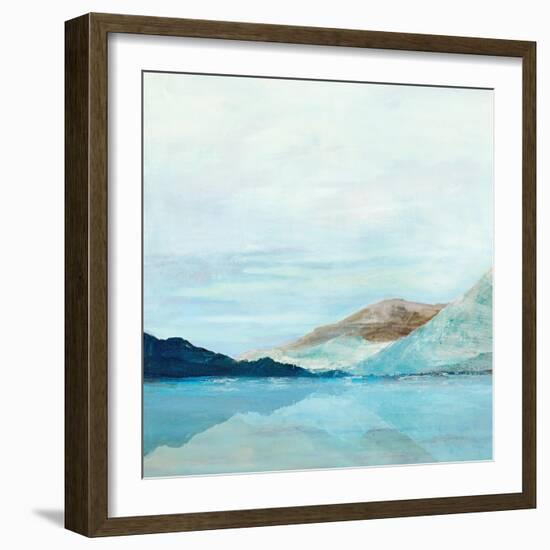 Coastal Mountains-Isabelle Z-Framed Art Print