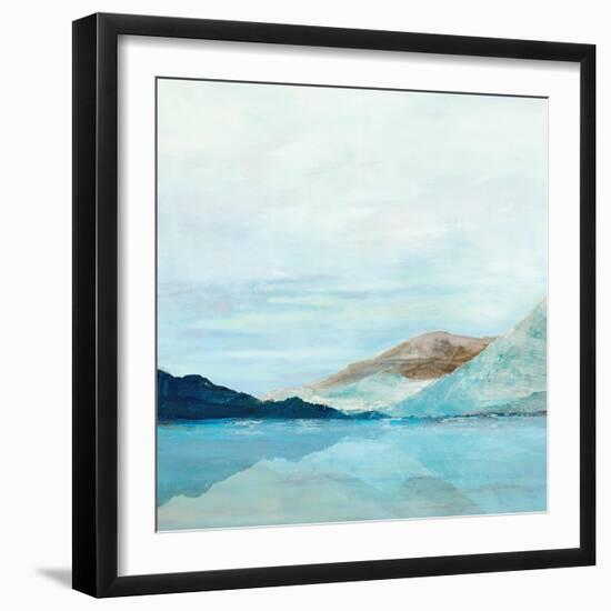 Coastal Mountains-Isabelle Z-Framed Art Print