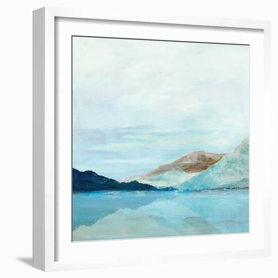 Coastal Mountains-Isabelle Z-Framed Art Print