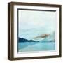 Coastal Mountains-Isabelle Z-Framed Art Print