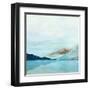 Coastal Mountains-Isabelle Z-Framed Art Print