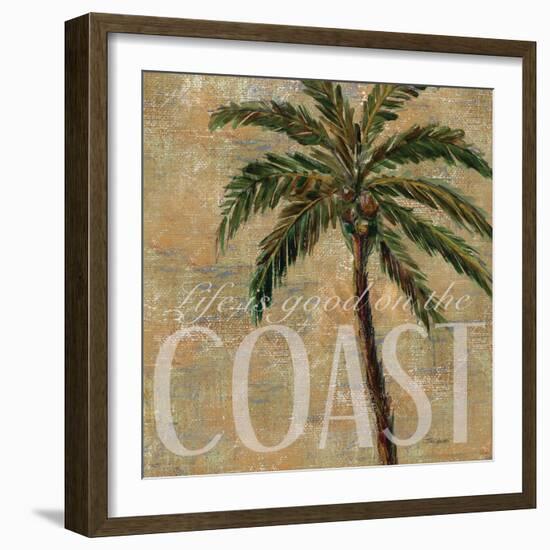 Coastal Palm - Mini-Todd Williams-Framed Art Print