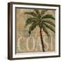 Coastal Palm - Mini-Todd Williams-Framed Art Print