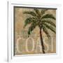 Coastal Palm - Mini-Todd Williams-Framed Art Print