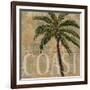 Coastal Palm - Mini-Todd Williams-Framed Art Print