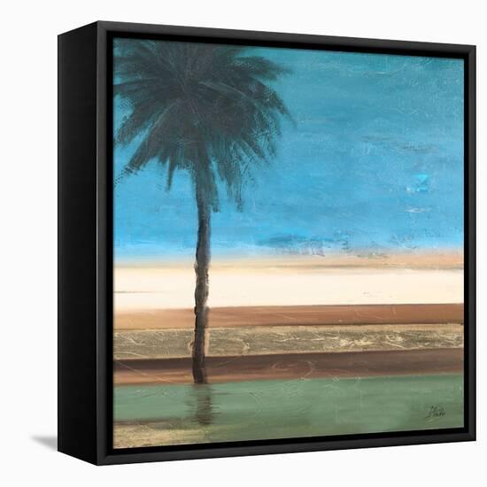 Coastal Palms III-Patricia Pinto-Framed Stretched Canvas