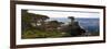 Coastal Panorama at Pebble Beach-George Oze-Framed Photographic Print