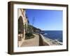 Coastal Path, Cap D'Ail, Cote D'Azur, Provence, French Riviera, Mediterranean, France, Europe-Wendy Connett-Framed Photographic Print