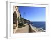 Coastal Path, Cap D'Ail, Cote D'Azur, Provence, French Riviera, Mediterranean, France, Europe-Wendy Connett-Framed Photographic Print