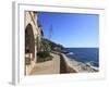 Coastal Path, Cap D'Ail, Cote D'Azur, Provence, French Riviera, Mediterranean, France, Europe-Wendy Connett-Framed Photographic Print