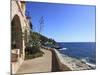 Coastal Path, Cap D'Ail, Cote D'Azur, Provence, French Riviera, Mediterranean, France, Europe-Wendy Connett-Mounted Photographic Print