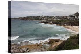Coastal Path from Bondi Beach to Bronte and Congee, Sydney, New South Wales, Australia, Pacific-Julio Etchart-Stretched Canvas