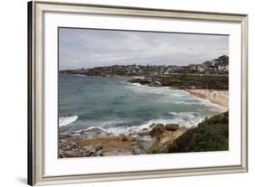 Coastal Path from Bondi Beach to Bronte and Congee, Sydney, New South Wales, Australia, Pacific-Julio Etchart-Framed Photographic Print